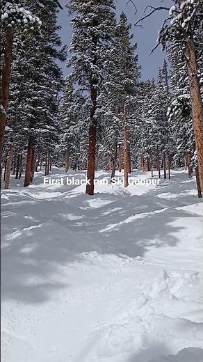 First black tree run at Ski Cooper #skilife #snow