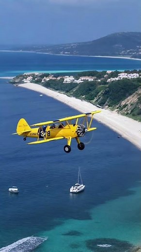 Boeing-Stearman PT-17 Kaydet – The Legendary Trainer of the American Skies 🇺🇸#BoeingStearman #PT17