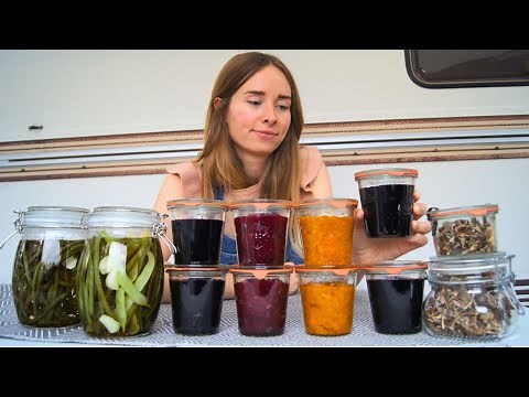 Preserving Food from our Forest | Canning, Pickling & Dehydrating