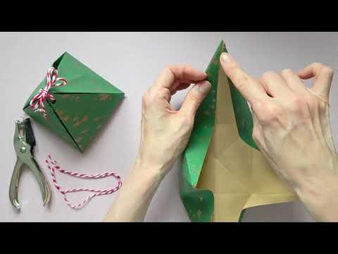 How to Make a Triangle Origami Gift Box | Easy DIY Paper Craft