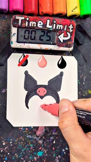 Drawing Kuromi in 40Sec