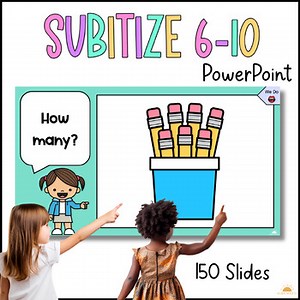 Subitize Lessons / Subitise Numbers 6-10 / Daily Number Sense / Math Assessment