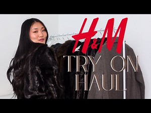 H&M NEW IN COAT & JACKET TRY ON HAUL | PETITE FASHION