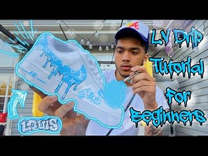 HOW TO CUSTOMIZE AIR FORCE ONES FOR BEGINNERS | LV DRIP |