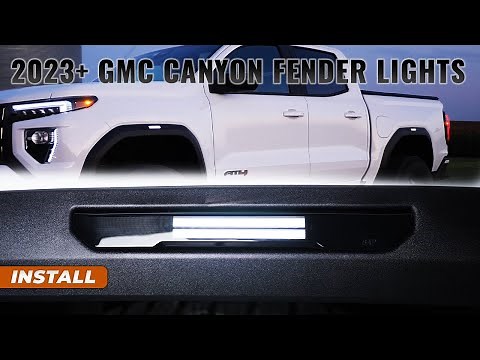 2023-2026 GMC Canyon Fender Lights Installation | Switchback or Running Light & Sequential Signal