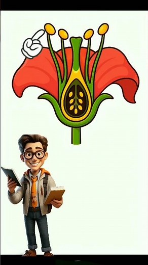 Floral reproduction | Flower components - Science, 2nd year of middle school