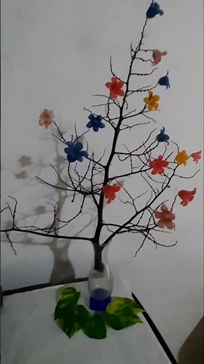 DIY Tree 🌼🍃cute craft#diy #craft #subscribe #like