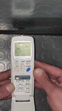 How to set up and use a universal air conditioner smart remote control.