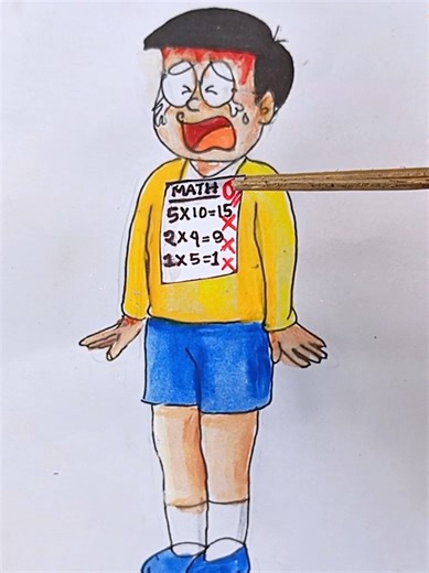 Nobita Mind Refresh Explained 🧠 | Doraemon Fan Art Doraemon art and craft #art #nobita #doraemonart #doraemonlovers #viralvideo