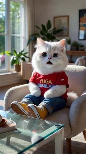 Kucing Nyanyi “Ikan Dalam Kolam” 🐟 Versi Lirik Lucu & Gemoy!