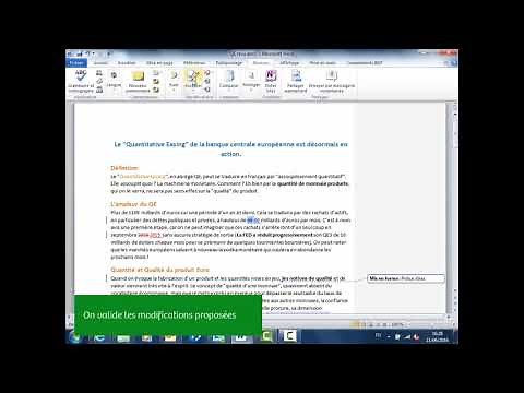 [COURS] - WORD - Explication mode révision word