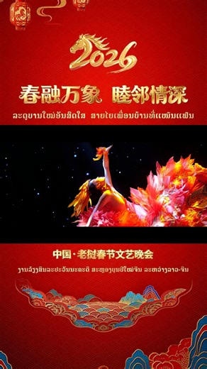 The phoenix dances in the spring breeze—Yang Liping's work "Phoenix Singing at Sunrise" will be showcased in Laos. "Spring Embraces All Things, Neighborly Bonds Run Deep"—the 2026 China-Laos Spring Festival Gala. On February 5th, at 20:30 Beijing Time, we look forward to sharing this moment with you! #ChinaLaosSpringFestivalGala #2026一路欢歌一路情 #2026SpringFestival #Laos #YunnanChina | Harmony Yunnan