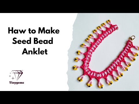 DIY Elegant Beaded Anklet Tutorial | Handmade Jewelry