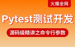 Pytest测试开发源码级精讲之命令行参数