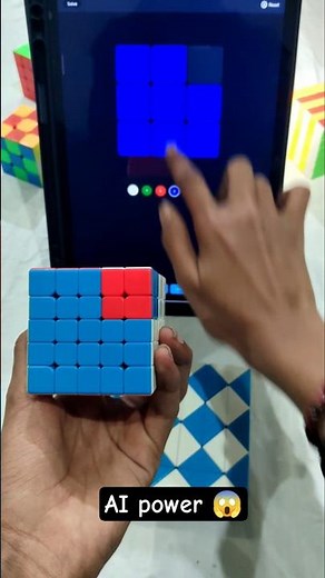 5by5 rabiks cube solve by using Ai 😱 l Solve by Ai l #cube #shortclips #video