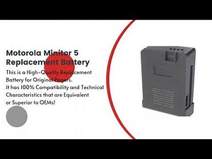 Replacement Battery for Motorola Minitor 5