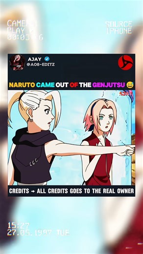 Naruto Came Out Of The Genjutsu 😅☠️#narutoshippuden #fyp #kny #shorts #amv