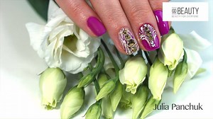 30K views · 393 reactions | Nail design with rhinestones #nails #nailsdesign #gobeauty | GoBeauty | Facebook