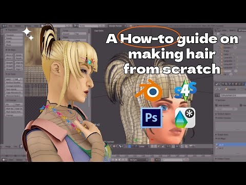 Sims 4 | Hair Meshing Tutorial From Scratch | A step-by-step guide to make hair in TS4 [READ PINNED]
