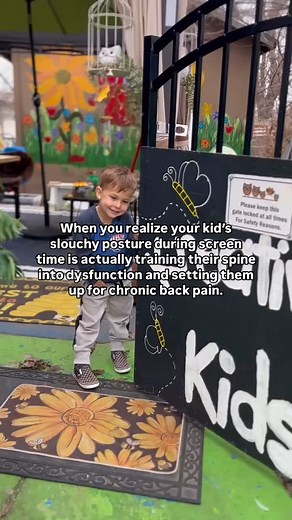 When we realize our kids’ screen time posture is reshaping their spine—it’s a wake-up call. We’re here to pay attention. ‼️ That forward head tilt, collapsed core, and rounded shoulders? It’s not just a phase—it’s a pattern that can follow them into adulthood. The good news? We can interrupt it now 👏 With simple movement-based strategies, posture support, and spinal awareness—we help their bodies grow the right way. Let’s catch it early. Let’s move better. Book your child’s chiropractic appoint