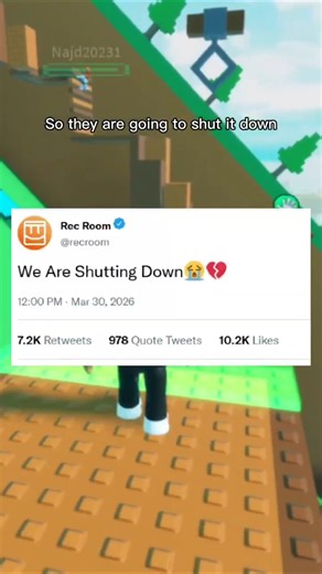 Is Rec Room Shutting down?😭☹️