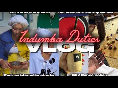 A Few days in my Ndumba | Prayer , Ukuphahla and conversations with my initiate .