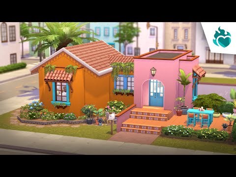 Single Lady's Little House 💗 (Lovestruck) | The Sims 4 Speed Build
