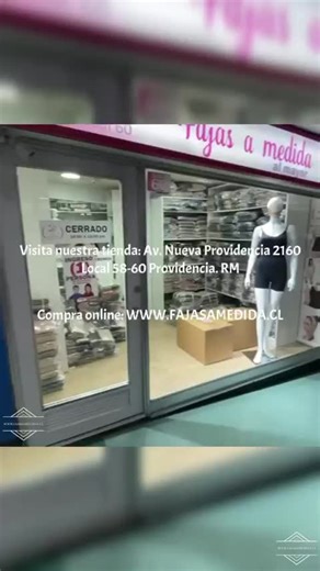 ¿Buscas una faja? 🛍Visita nuestra tienda: Av. Nueva Providencia 2160 local 58 y 60 Galería INTERPROVIDENCIA Santiago 🚇 a pasos del Metro Los Leones ⏰ Horario de atención en tienda Lunes a viernes 10:00 am a 14:00 pm 15:00 pm a 19.00 pm Sábados 10:00 am a 15:00 pm 💁‍♀️¿No puedes ir directamente a la tienda y necesitas envío? Para envíos compra online: ▶️WWW.FAJASAMEDIDA.CL 📲También puedes comprar vía WhatsApp 56961905083 ➡️A región enviamos con starken ▶️En Santiago tenemos delivery propio $3