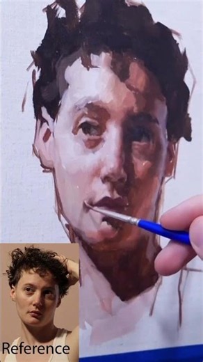 This Oil Painting Technique Will Blow Your Mind #oilpainting #portrait #satisfying