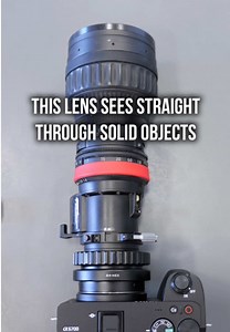 This lens makes the impossible real: seeing through solid, non-transparent objects.