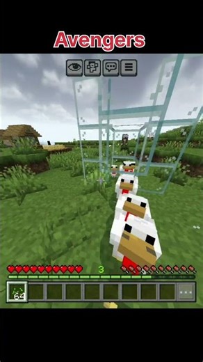 Avengers in minecraft #viral