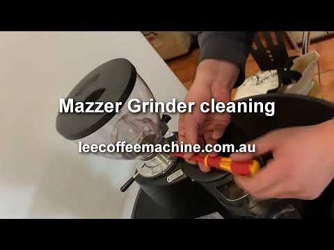 Mazzer coffee grinder cleaning tutorial| lee coffee machine repair