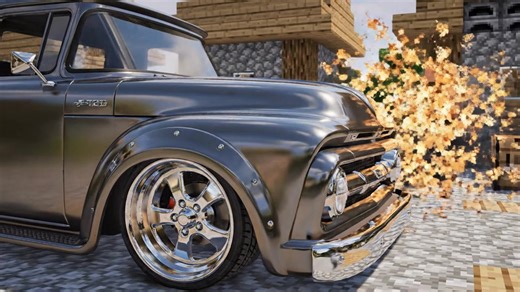 Blacksmiths Ford F-100 Tuning in Minecraft
