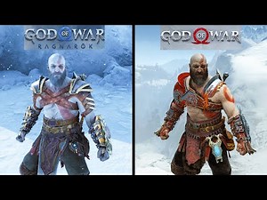 God of War Ragnarok PC vs God of War 2018 PC - Physics and Details Comparison