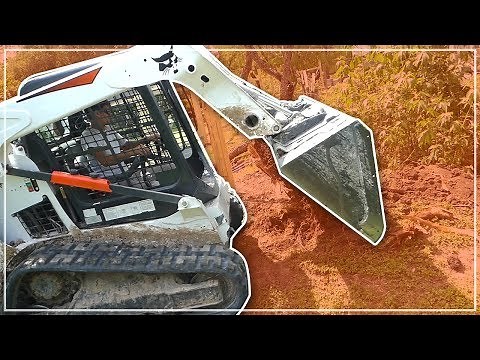 What He Does With A Bobcat T590 - My Kubota Can't