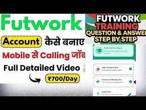 Work from home job futwork me kaam kaise kare pura process quiz test answers#futwork #job