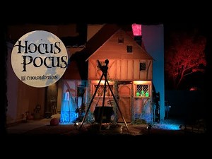 DIY Hocus Pocus Halloween | Assembling the Sanderson Sister Witch House Part 2