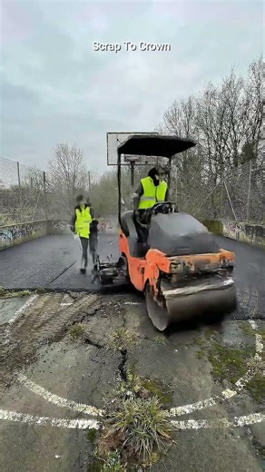 100 Years Old Basketball Court Restoration