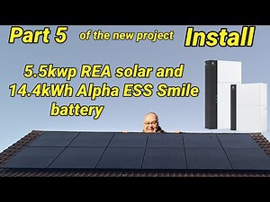My daughter's 5kw solar and Alpha ESS Smile 3 battery (14kWh) install by Heatable