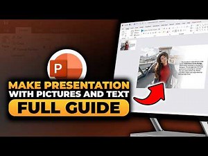 How To Make a PowerPoint Presentation With Pictures And Text (FAST & EASY) | 100% WORKS | NO Yapping