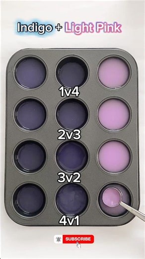 Mixing Indigo and Light Pink | Soft Pastels Meet Bold Depth 🎨✨#colors #colorscope #artwork