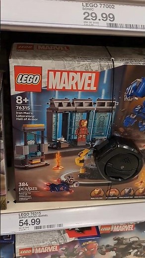 Marvel Iron Man's Laboratory Hall of Armor LEGO Set at Target