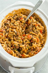 Slow Cooker Hamburger Helper Recipe