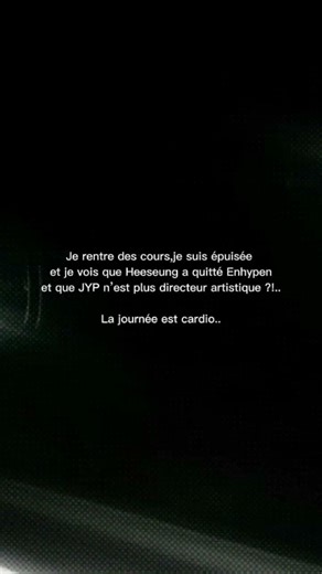 j'ai créer un hashtag #HeeseungComeBack