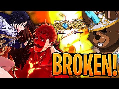 This DUO ESCANOR & MERLIN Unit Just BROKE Ratatoskr LMAO! | Seven Deadly Sins: Grand Cross