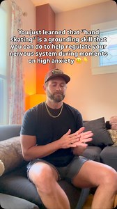 Hand skating: slow, rhythmic movements of the hands across a surface can help regulate the nervous system by engaging both sensory and motor pathways, promoting bilateral coordination and grounding. This repetitive motion stimulates proprioceptive and tactile input, which soothes the vagus nerve and supports parasympathetic activation, helping shift the body out of a fight or flight state. As attention is focused on the gentle motion, it creates a meditative rhythm that calms the mind, reduces a