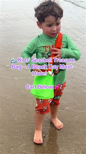 Kids' Seashell Treasure Bag – The Perfect Beach Companion