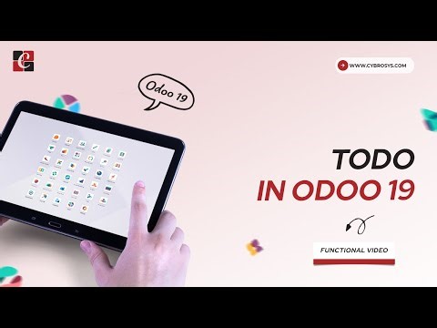 Todo in Odoo 19 | Odoo 19 Features | Odoo 19 Functional Tutorials