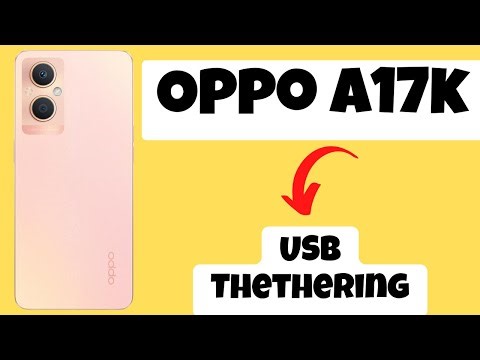 Oppo A17k USB Thethering || How to setup USB tethering || Enable USB tethering