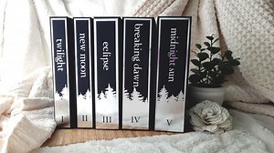Twilight Custom Bound Set | New Moon Eclipse Breaking Dawn | Hardcover Collection | Handcrafted Twilight Series - Etsy